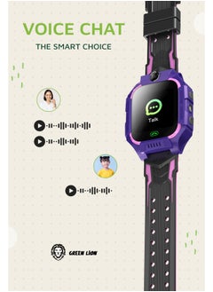GREEN LION Smart Kids Watch Series 5 with GPS and Sim Card Slot and Two-Way Call and SOS Alarm and Location Purple  - Image 3