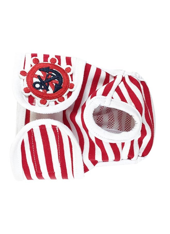Geustos - Hygiene Washable Female Pet Dog Sanitary Diaper Red 25 x 1.50 x 25cm - Image 1