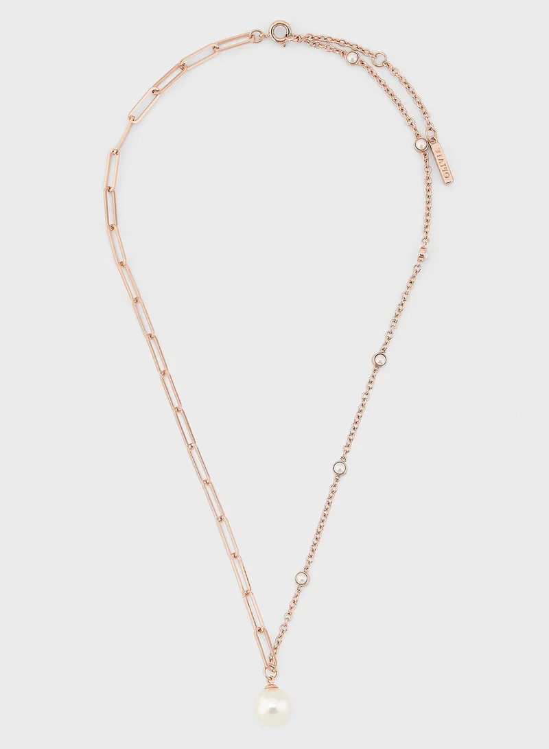 OLIVIA BURTON Pearl Classics Mismatch Necklace