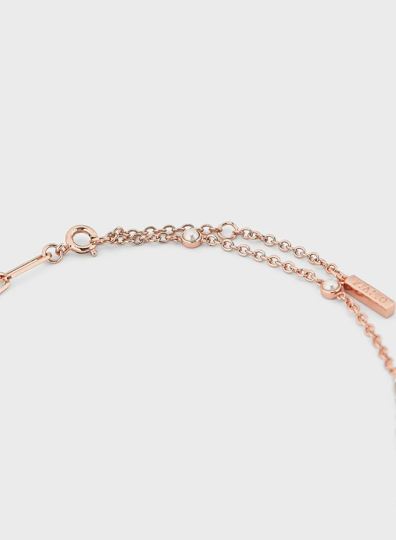 OLIVIA BURTON Pearl Classics Mismatch Necklace