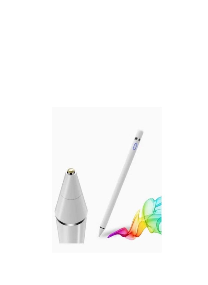 REBENUO Capacitive Digital Stylus Pen For iPad 9th Generation White  - Image 3