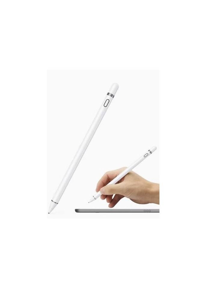 REBENUO Capacitive Digital Stylus Pen For iPad 9th Generation White  - Image 1