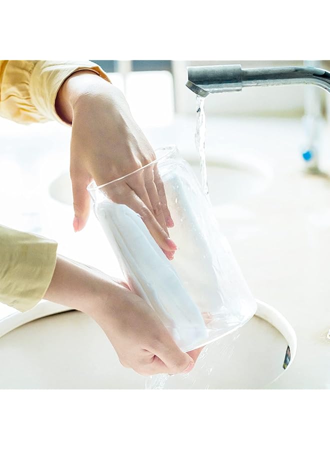 جيه زد اس برطمانات تخزين زجاجية للمطبخ، علب قهوة بغطاء محكم الغلق، حاويات تخزين طعام مثالية لحبوب القهوة والشاي والسكر والحلوى والتوابل (1200 مل) - Image 5