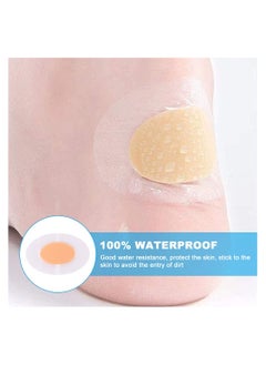 KASTWAVE Blister Plasters Bandages 30 PCS Oval Hydrocolloid Plasters Waterproof Gel Pads Adhesive Bandages for Protecting Foot Toe from Rubbing Shoes  - Image 3