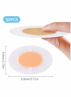 KASTWAVE Blister Plasters Bandages 30 PCS Oval Hydrocolloid Plasters Waterproof Gel Pads Adhesive Bandages for Protecting Foot Toe from Rubbing Shoes  - Image 4