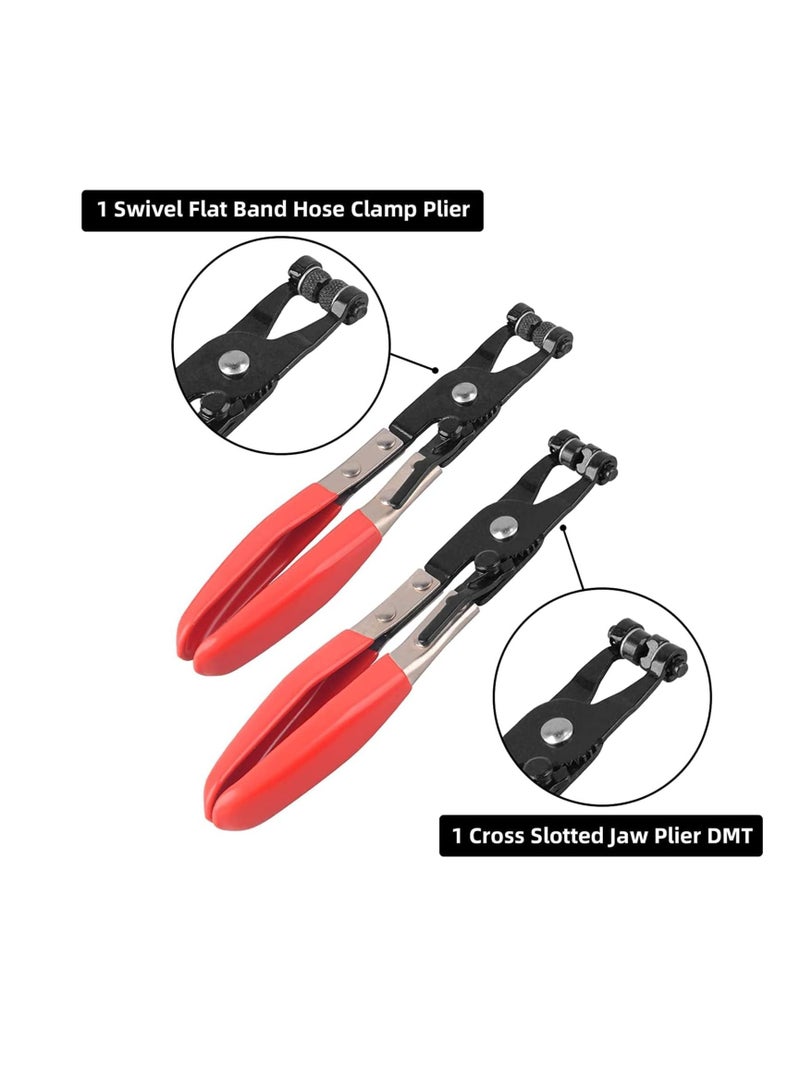 ABBASALI 9pcs Wire Long Reach Hose Clamp Pliers Set Fuel Oil Water Hose Auto Tools - Image 3