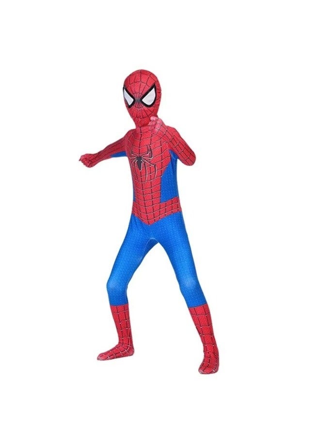 Hero Expedition Spider-Man Children's suit jumpsuit cos suit all-inclusive battle suit performance costume male - Image 1