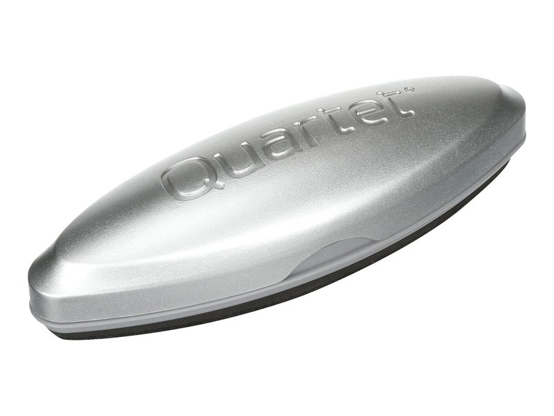 Quartet Glass Dry Erase White Board Eraser, Magnetic, Whiteboard Eraser, Silver (SFEB3) - Image 3