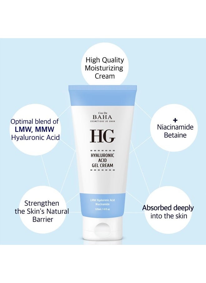 Cos De BAHA - Hyaluronic Enriched Hydrating Cream with Niacinamide - Soothing Moisture for Radiant Complexion, Gentle Care for Face, Enhance Skin Texture, 1 Fl Oz (30ml) - Image 1