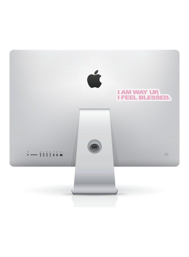 RKN Blessed Quote Vinyl Sticker For College Stationary Notebook 6inch - Image 1