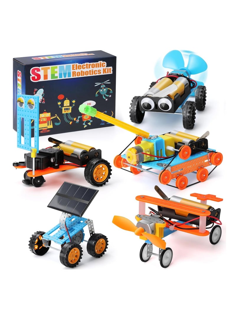 STEM Kits for Kids Age 6-12, Learning & Education Robot Toys Craft Kits for Boys Girls, Science Engineering Building Kits Preschool Activities for 6 7 8 9 10 11 12 Years Old Birthday Gifts - Image 1