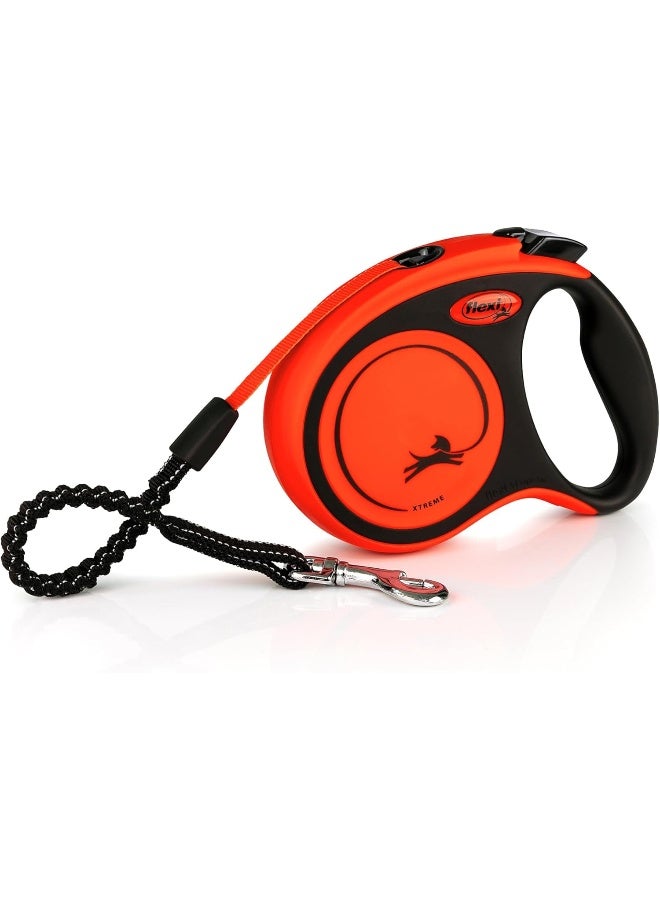 Flexi Xtreme Tape Leash 5M Small - Black/Orange - Image 1