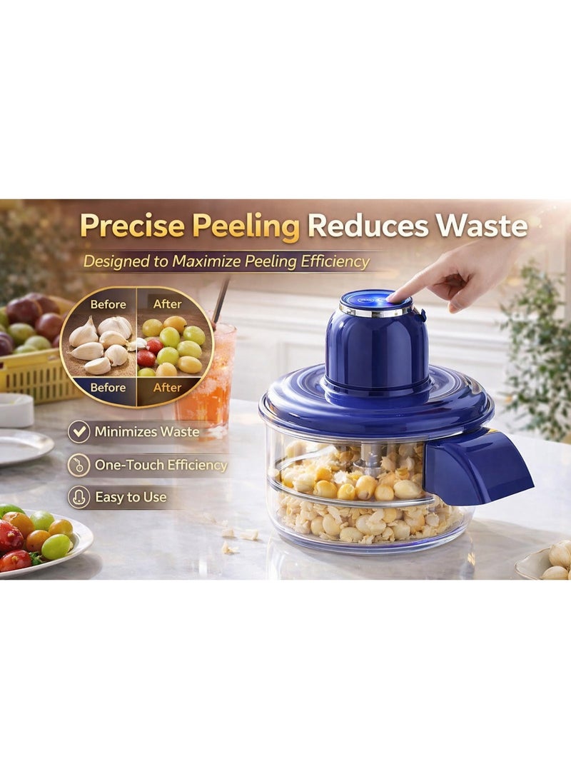 Electric Vegetable Peeling Machine Automatic Small Fruit Peeling Tool Garlic Peeler Efficient Kitchen Tool for Garlic Tomato Cherry Grape - Image 5