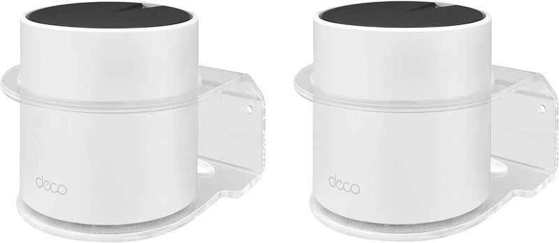أوكيميو حامل جدار أكريليك لـ TP-Link Deco AX3000 نظام شبكة WiFi 6 (Deco X55)، X55 Pro، X20، X60، X68 (AX3000،AX1800،AX3600) (عبوتان) - Image 1