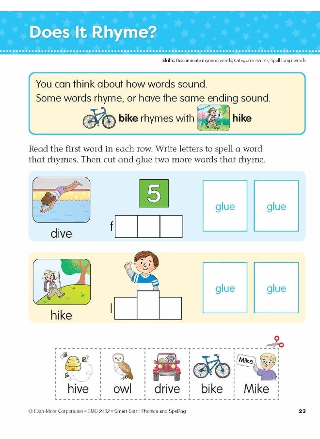 null - Smart Start: Phonics and Spelling, Grade 1 Workbook - Image 1