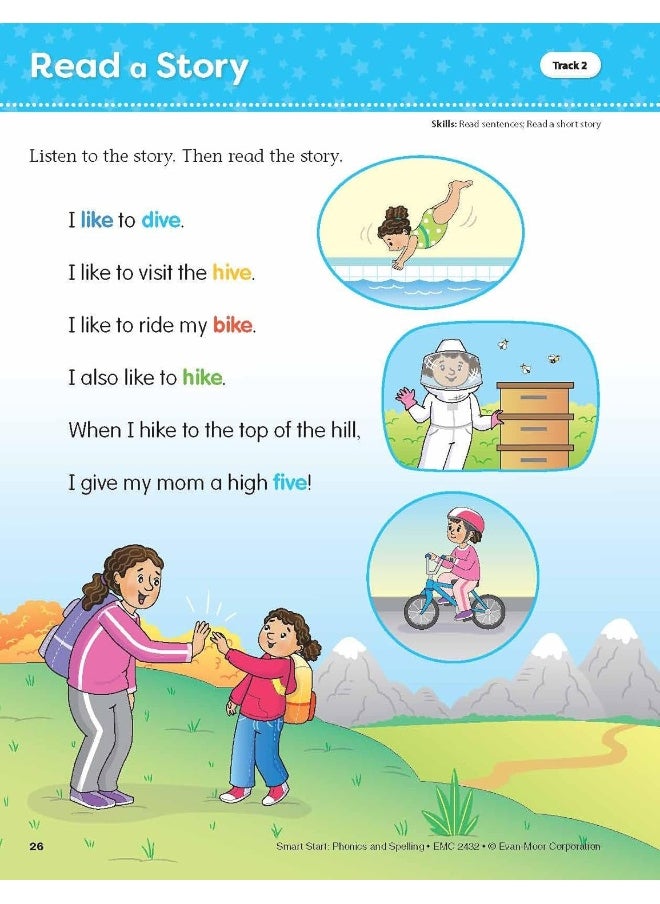 null - Smart Start: Phonics and Spelling, Grade 1 Workbook - Image 1