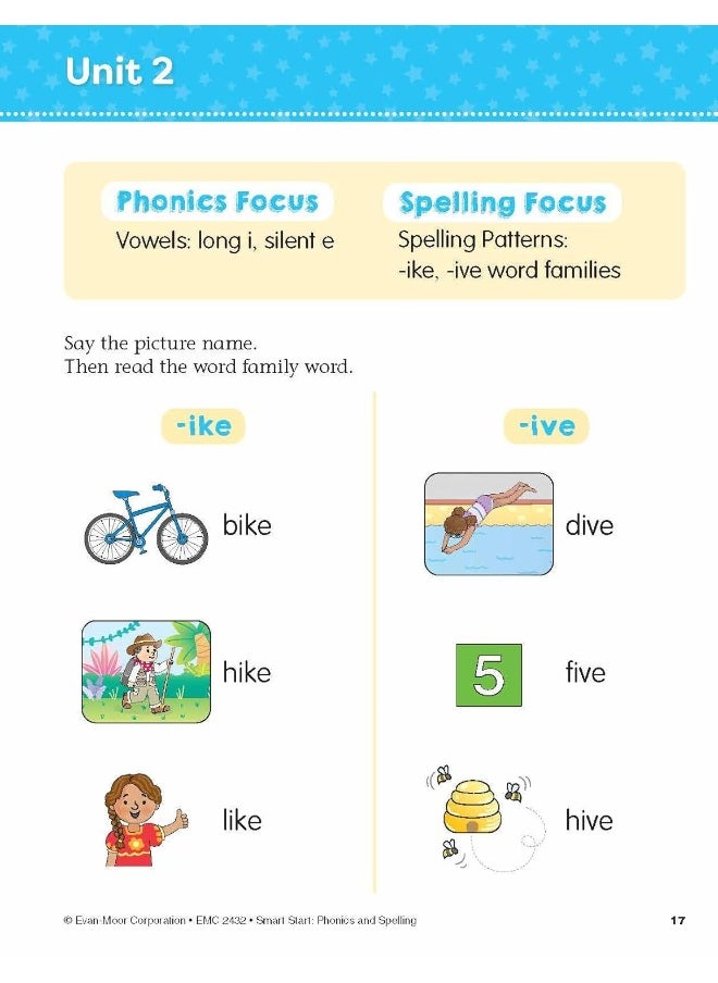 null - Smart Start: Phonics and Spelling, Grade 1 Workbook - Image 1