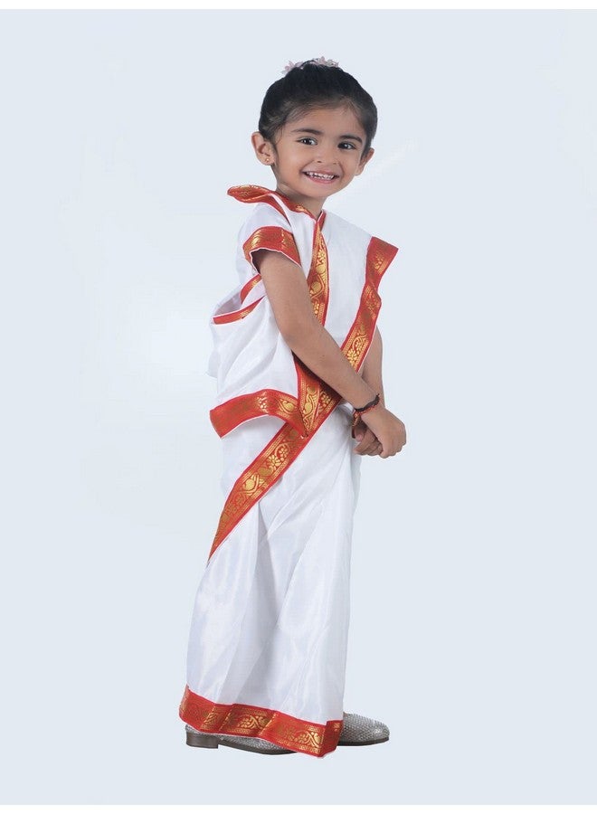 BookMyCostume Bengali Saree Fancy Dress Costume 10-12 years - Image 5