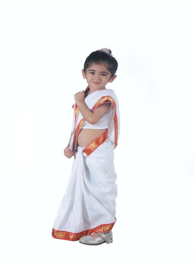 BookMyCostume Bengali Saree Fancy Dress Costume 10-12 years - Image 2