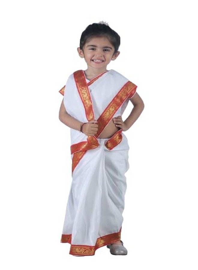 BookMyCostume Bengali Saree Fancy Dress Costume 10-12 years - Image 4