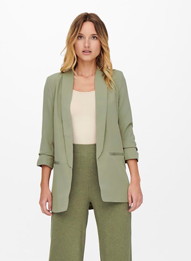ONLY ONLY Womens Elly 3/4 Life Blazer  - Image 3