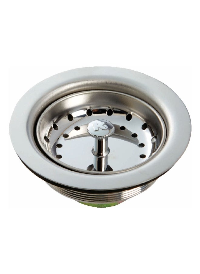 ACE Stainless Steel Sturdy Sink Strainer Chrome 3.5 Inch  - Image 3
