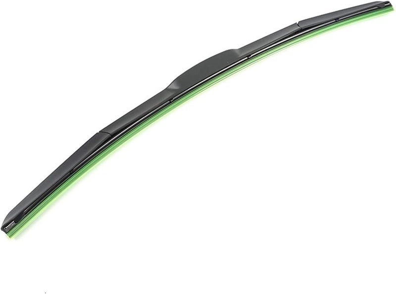 HERIOS Premium All-Season Windshield Wiper Blade, OEM Quality, Black with Green Edge (14") - Image 1