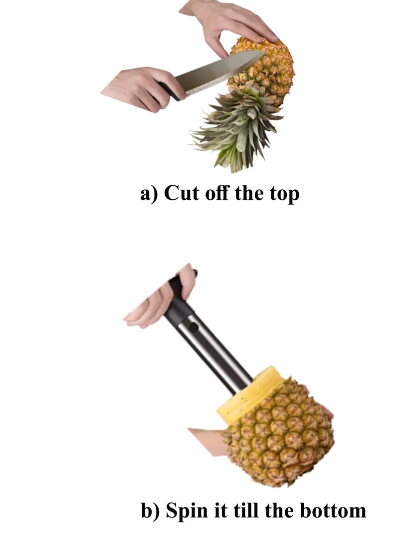 كلاسي تاتش قطاعة وأداة تقطيع الأناناس المثالية - Image 4