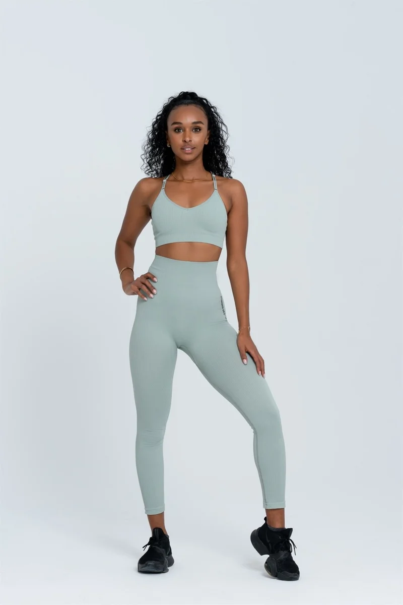 جيموولف Seamless Sports Tights | Seamles Leggings | Thin Twill |