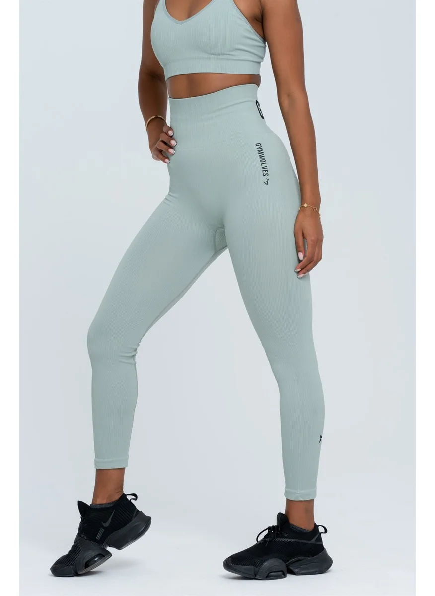 Gymwolves Seamless Sports Tights | Seamles Leggings | Thin Twill |