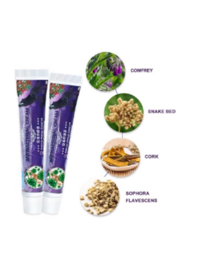 Sumifun عبوة من 2 كريم مضاد للبكتيريا - للاستخدام الموضعي على الجلد لعلاج التهاب الجلد، قشرة الرأس، قدم الرياضي، حكة الفخذ، الصدفية، الشرى، الإكزيما - فعال ضد العدوى الفطرية والبكتيرية - مرطب - Image 5