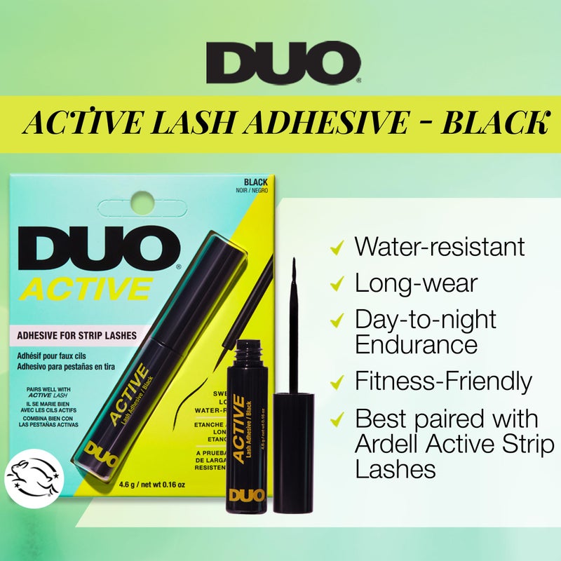 DUO Active Black Adhesive for Strip Lashes 4.6g / net wt 0.16 oz - Image 5