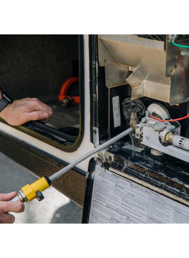 Camco Camper & RV Water Heater Tank Rinser - Improves Water Heater Function by Flushing Out Sediment - Easily Attaches to Standard Garden Hose & Features Convenient Shutoff Valve (11691) - Image 2