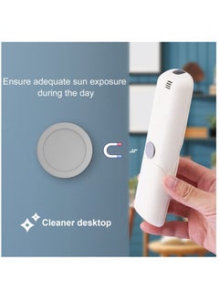 KASTWAVE 6pcs Adhesive Remote Control Holder, Wall Mount Adhesive Magnetic Remote Holder for Home Office Supply Storage(Gray)  - Image 3