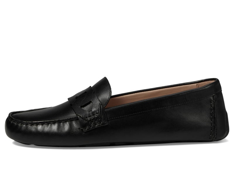 Cole Haan Women's Evelyn Chain Driver, Black Leather, 6-B US - Image 5