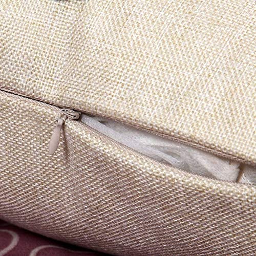 Swono Hundred Dollar Bill Farmhouse Pillow Cover 18x18 Inch Home Decor Cotton Linen Throw Pillow Case Cushion Cover for Sofa Couch - Image 4