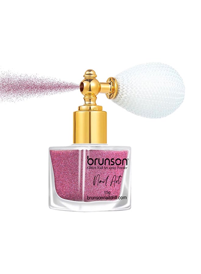 brunson بخاخ مسحوق الهايلايتر اللامع 15 جرام لفن الأظافر - Image 1