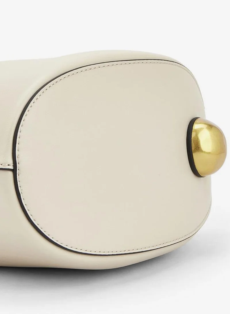 Celeste IVORY Metallic Handle Crossbody Bag With Pouch for Women | Best Price UAE