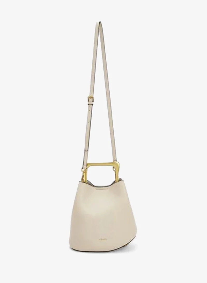 Celeste IVORY Metallic Handle Crossbody Bag With Pouch for Women | Best Price UAE