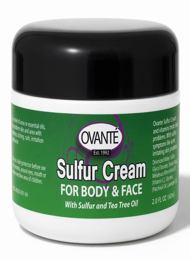 Ovante 3% Sulfur Cream with Tea Trea Oil for Sensitive, Dry & Mature Skin - 2.0 oz - Image 1