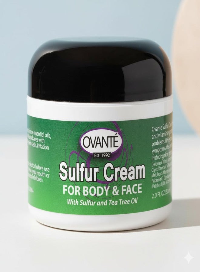Ovante 3% Sulfur Cream with Tea Trea Oil for Sensitive, Dry & Mature Skin - 2.0 oz - Image 3