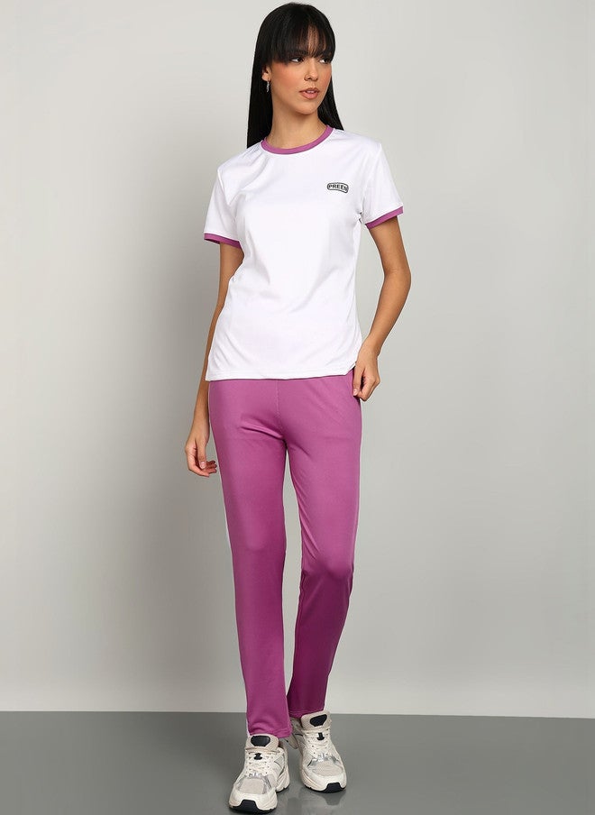 PREEN Women Colourblocked T-shirt and Pyjama Set - Image 1