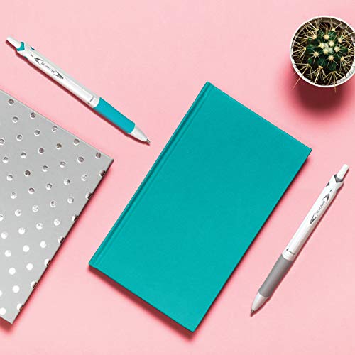 PILOT Acroball PureWhite Advanced Ink Refillable & Retractable Ball Point Pens with Assorted Accents, Fine Point, Black Ink, 14-Pack (14691) - Image 3