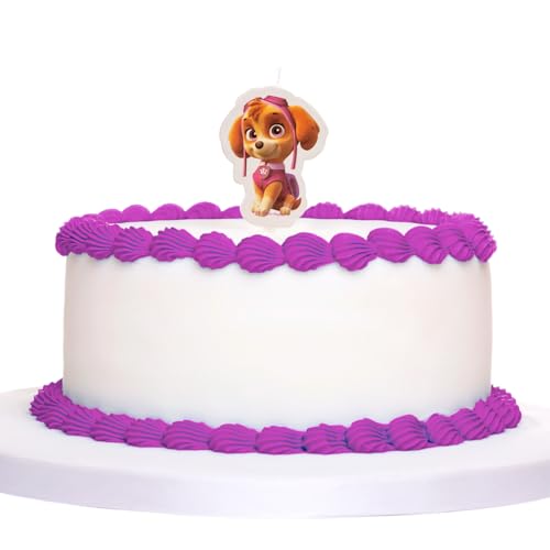 Dekora - 2D Skye Paw Patrol Candle, Pink, 8 x 8 x 12 cm, 346171 - Image 5