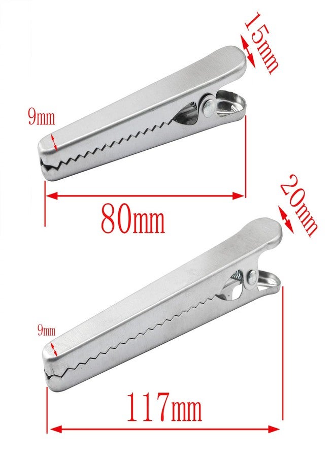 CHENJIN 6PCS Heavy Duty Stainless Steel Food Sealing Clips 3 Small And 3 Large For Home Snack Packaging Bags Sealing Potato Chips Snacks Grains Cookies Flour Sugar Frozen Foods - Image 2