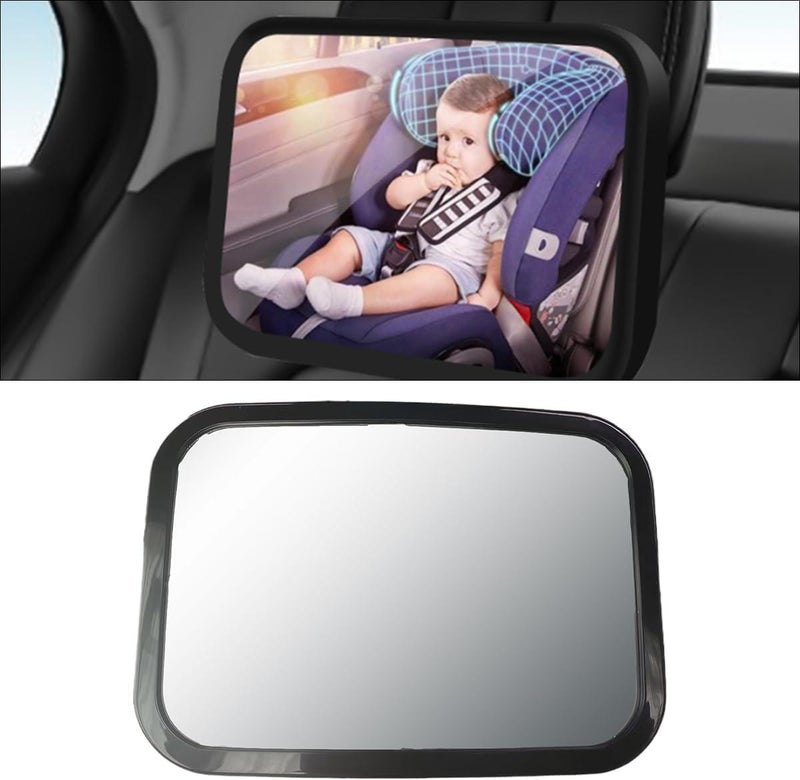 Car Baby Rearview Mirror – Color Box, Wide Angle, for Backseat, Infant Observation