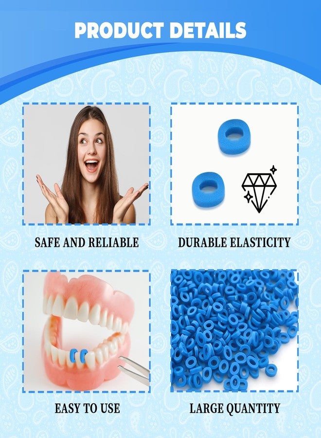 Ceonam 1000pcs/bag Dental Orthodontic Separator Bulk Pack, Elastic Orthodontic Separate Ties for Dental Care and Treatment - Image 3