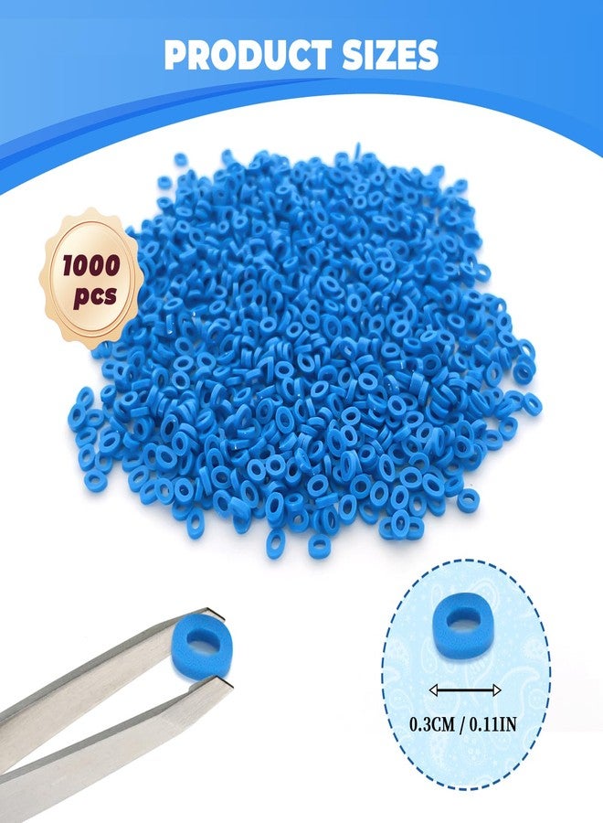 Ceonam 1000pcs/bag Dental Orthodontic Separator Bulk Pack, Elastic Orthodontic Separate Ties for Dental Care and Treatment - Image 2
