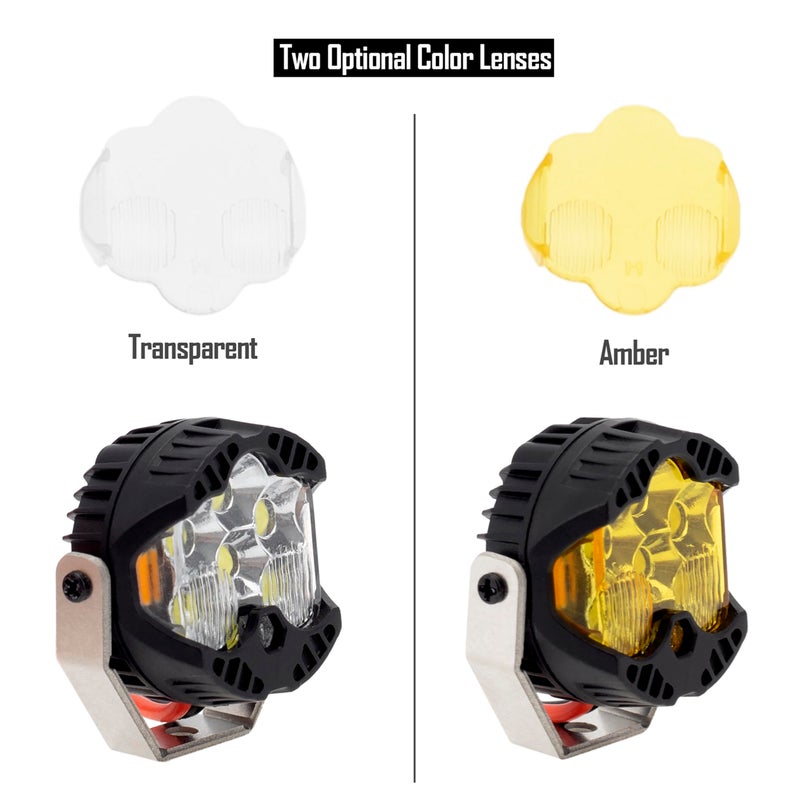 MEUS RACING RC Car LED Lights Kit - 1/10 & 1/8 Scale RC Crawler Accessories for Axial SCX10, Wraith, Traxxas TRX4 & TRX6, Redcat Gen8 Upgrades - Image 5