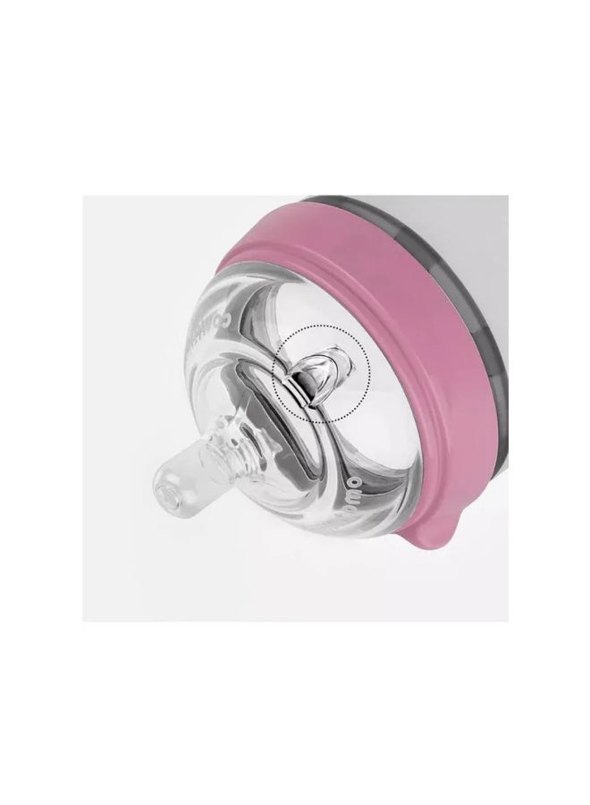 Comotomo Natural Feel Baby Feeding Bottle 150ml - Pink (Pack Of 2) - Image 3
